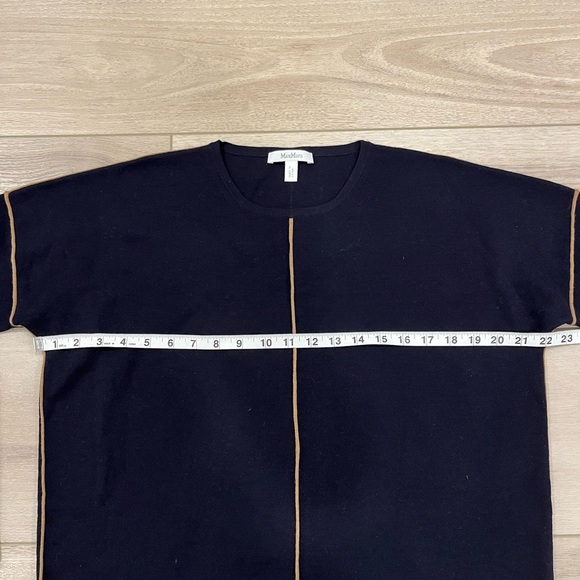 Max Mara Tanaro Long Sleeve Virgin Wool Shift Dress Medium M - Picture 5 of 9